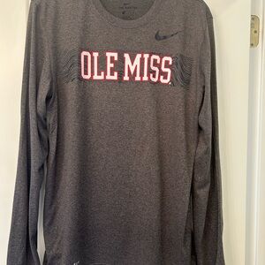 Nike Men's Gray Ole Miss Shirt